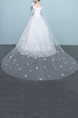 White Off Shoulder Ball Gown Beading Embroidery Dress for Wedding