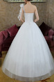 White Sweetheart One Shoulder Ball Gown Appliques Beading Embroidery Dress for Wedding