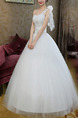 White Sweetheart One Shoulder Ball Gown Appliques Beading Embroidery Dress for Wedding