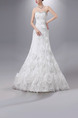 White Sweetheart A-Line Beading Embroidery Appliques Dress for Wedding