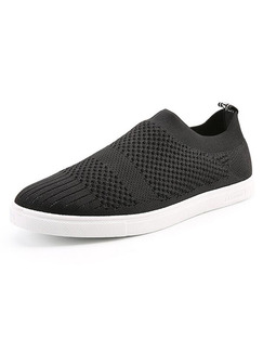 Black and White Canvas Comfort  Shoes for Casual Work Office