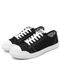 Black and White Canvas Comfort  Shoes for Casual
