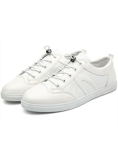 White Canvas Comfort  Shoes for Casual Athletic