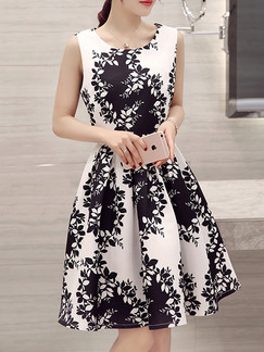 casual flare dress