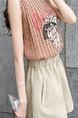 Beige Brown Two Piece Shirt Shorts Wide Leg Plus Size Jumpsuit for Casual On Sale