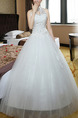 White Halter Princess Sweetheart Crystal Dress for Wedding On Sale