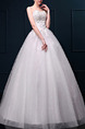 White Sweetheart Princess Beading Dress for Wedding On Sale