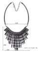 Alloy With Chain Bib Necklace