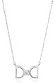 925 Silver With Chain Silver Chain Rhinestone Pendant