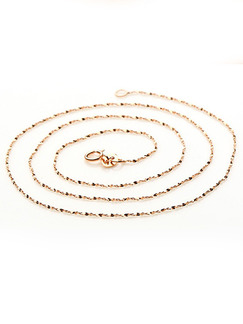 Gold Plated With Chain Gold Chain Necklace
