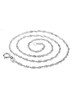 925 Silver With Chain Silver Chain Necklace