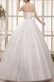 White Sweetheart Ball Gown Beading Dress for Wedding