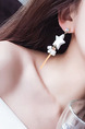 Gold Plated Star Dangle Rhinestone Earring