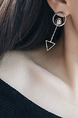 Silver Plated Dangle Bead  Earring