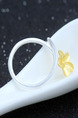 925 Silver Flower Open  Ring