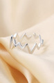 925 Silver Wave Open  Ring