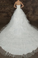 White Strapless Princess Tiered Beading Plus Size Dress for Wedding