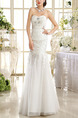 White Sweetheart Sheath Beading Plus Size Dress for Wedding