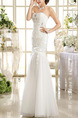 White Sweetheart Sheath Beading Plus Size Dress for Wedding