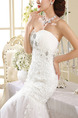 White Sweetheart Sheath Beading Plus Size Dress for Wedding