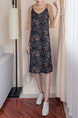 Beige Colorful Knee Length Printed Knitted Two-Piece Flare Sleeve Plus Size Dress for Casual