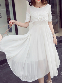 cream lace dress plus size