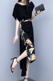 Black Midi Round Neck Plus Size Dress for Party Evening Cocktail