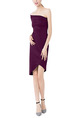 Wine Red Slim Off-Shoulder Over-Hip Above Knee  Dress for Party Evening Cocktail