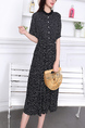 Black Knee Length  Dress for Casual Party Office