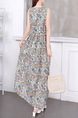 Colorful Maxi Dress for Casual Party Beach