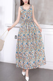 Colorful Maxi Dress for Casual Party Beach