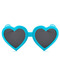 Black Solid Color Plastic Irregular Sunglasses
