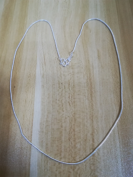 Silver Plated Silver Chain Necklace