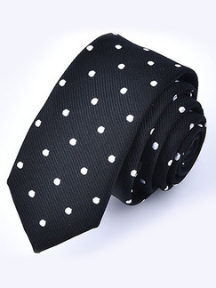 Polyester Wave Point  Tie