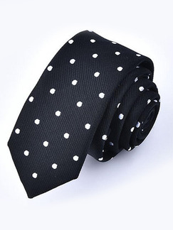 Polyester Wave Point  Tie