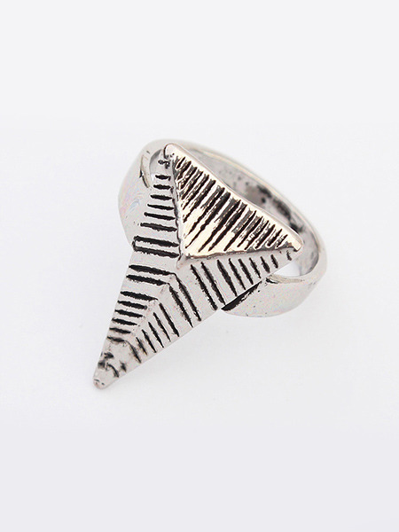 Triangle Alloy Ring
