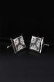 Alloy Bullet Back Cufflinks