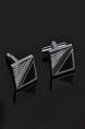 Alloy Bullet Back Cufflinks