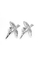 Alloy Bird Bullet Back Cufflinks