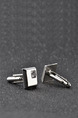 Alloy Bullet Back Cufflinks