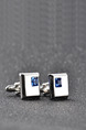 Alloy Bullet Back Cufflinks