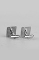 Alloy Bullet Back  Cufflinks