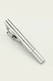 Alloy Silver Plated  Tie Clip