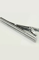 Alloy Silver Plated  Tie Clip