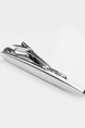 Alloy Silver Plated  Tie Clip