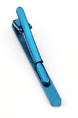 Alloy Blue Plated  Tie Clip