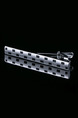 Alloy Black and Silver Plated  Tie Clip