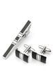 Alloy Bullet Back  Cufflink and Tie Clip