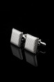 Alloy Bullet Back Cufflink and Tie Clip