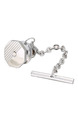 Alloy Silver Plated  Tie Lock